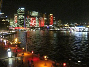 View from the Opera House backs towards Circular Quay.