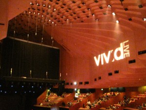 View from our seats.