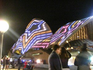 Vivid Lights on the Opera House