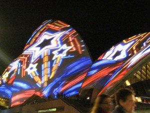 Vivid Lights on the Opera House