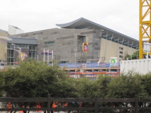 Prince just randomly on the side of this building.