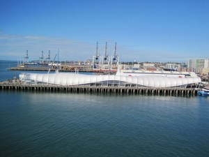 View directly out front.