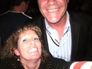 I tried to do a self shot of AJ and I but he is 6'4" and it didn't quite turn out. 